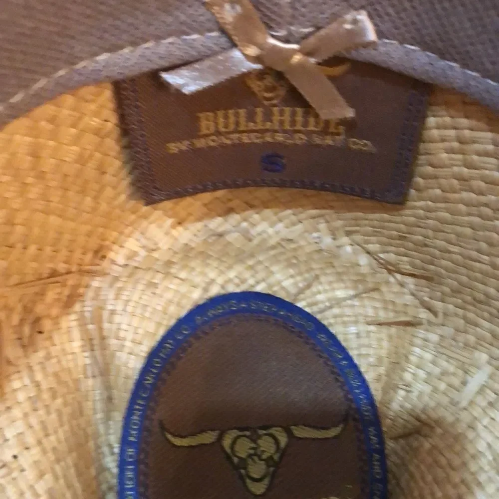 Bullhide beige and turquoise cowboy hat S